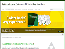 Tablet Screenshot of patternstream.com